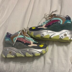 Colorful Women's Platform Sneakers